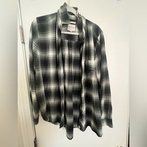 Green American Eagle Flannel